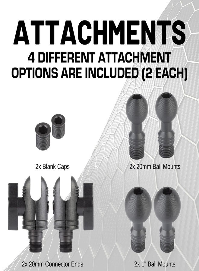 رصاصة قطع غيار قضيب الإمساك المعدني من Bulletpoint Mounting Solutions مع نقطتي تثبيت، متوافق مع سيارات جيب رانجلر JK موديلات 2011-2018 (أسود) - Image 4